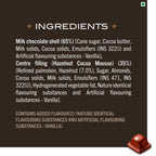 Hazelnut Mousse Bar - Centre filled Milk Chocolate