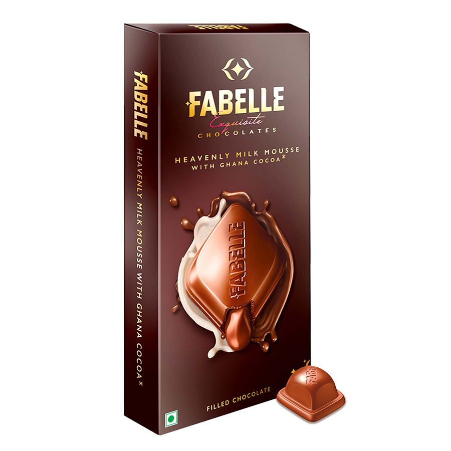 Fabelle Heavenly Milk Mousse with Ghana Cocoa – Decadent Milk Chocolate Delight