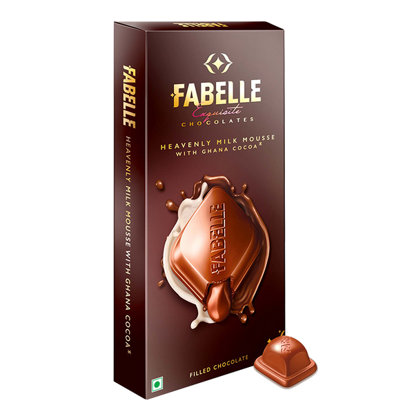 Fabelle Heavenly Milk Mousse with Ghana Cocoa – Decadent Milk Chocolate Delight