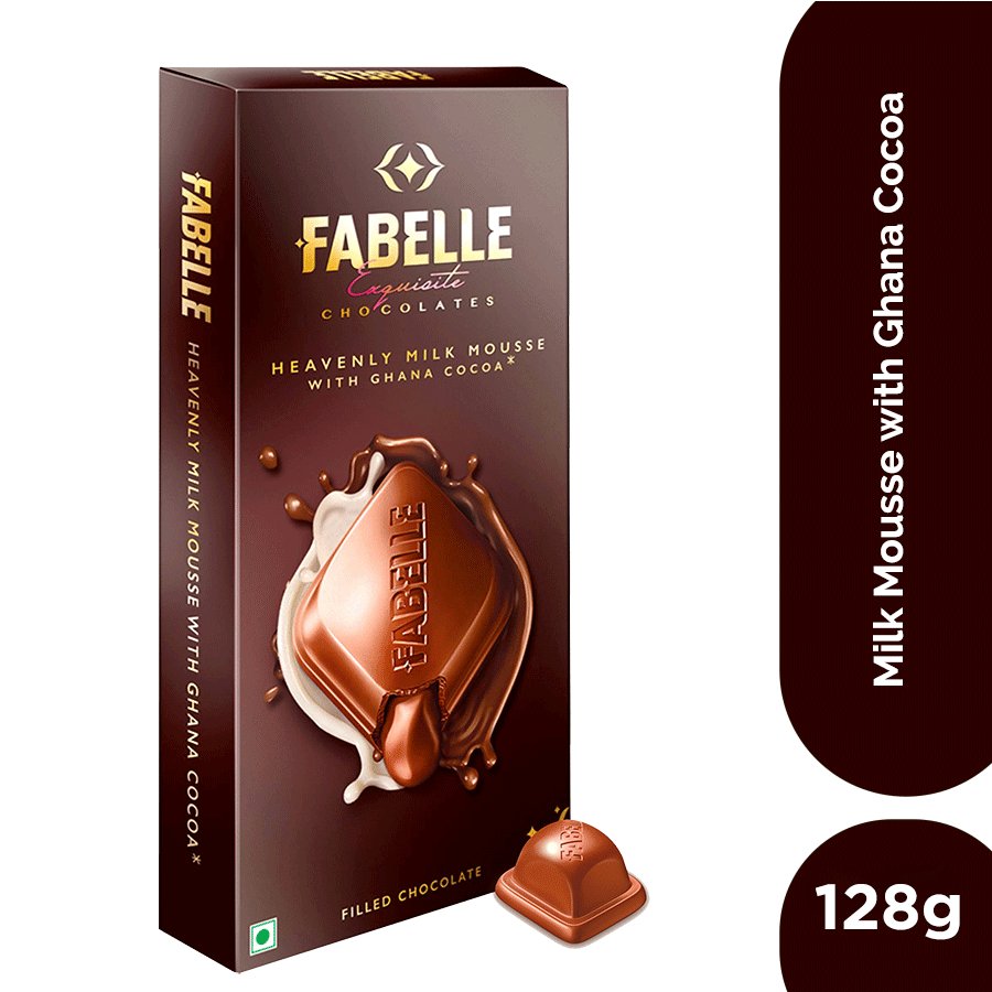 Fabelle Heavenly Milk Mousse with Ghana Cocoa – Decadent Milk Chocolate Delight