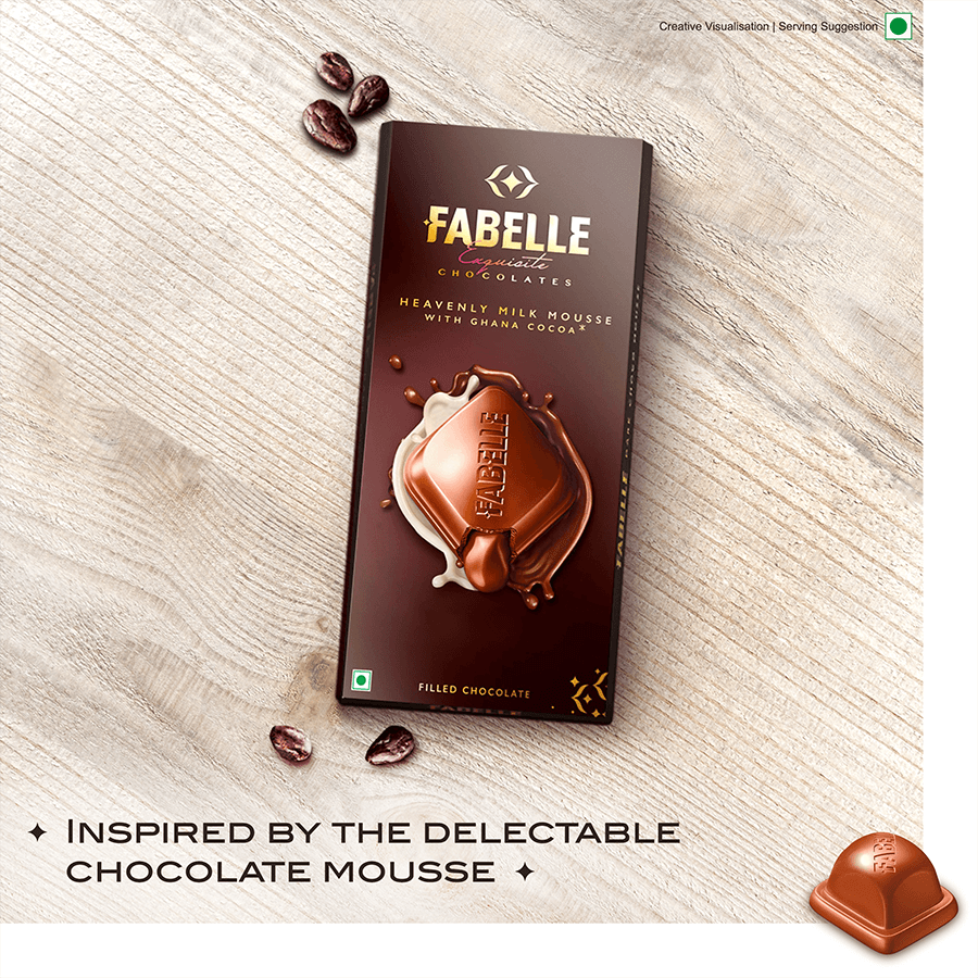 Fabelle Heavenly Milk Mousse with Ghana Cocoa – Decadent Milk Chocolate Delight