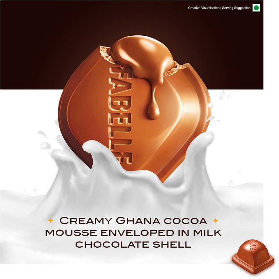 Fabelle Heavenly Milk Mousse with Ghana Cocoa – Decadent Milk Chocolate Delight