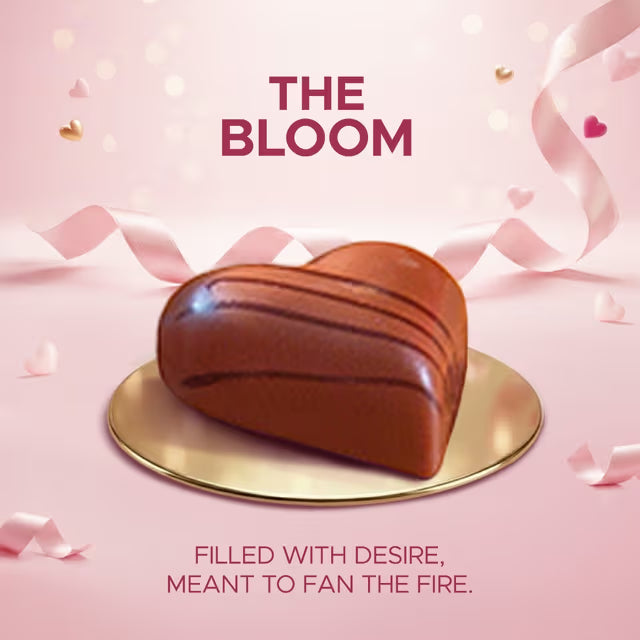Valentine Hearts Collection - 5 Handcrafted Heart Shaped Pralines